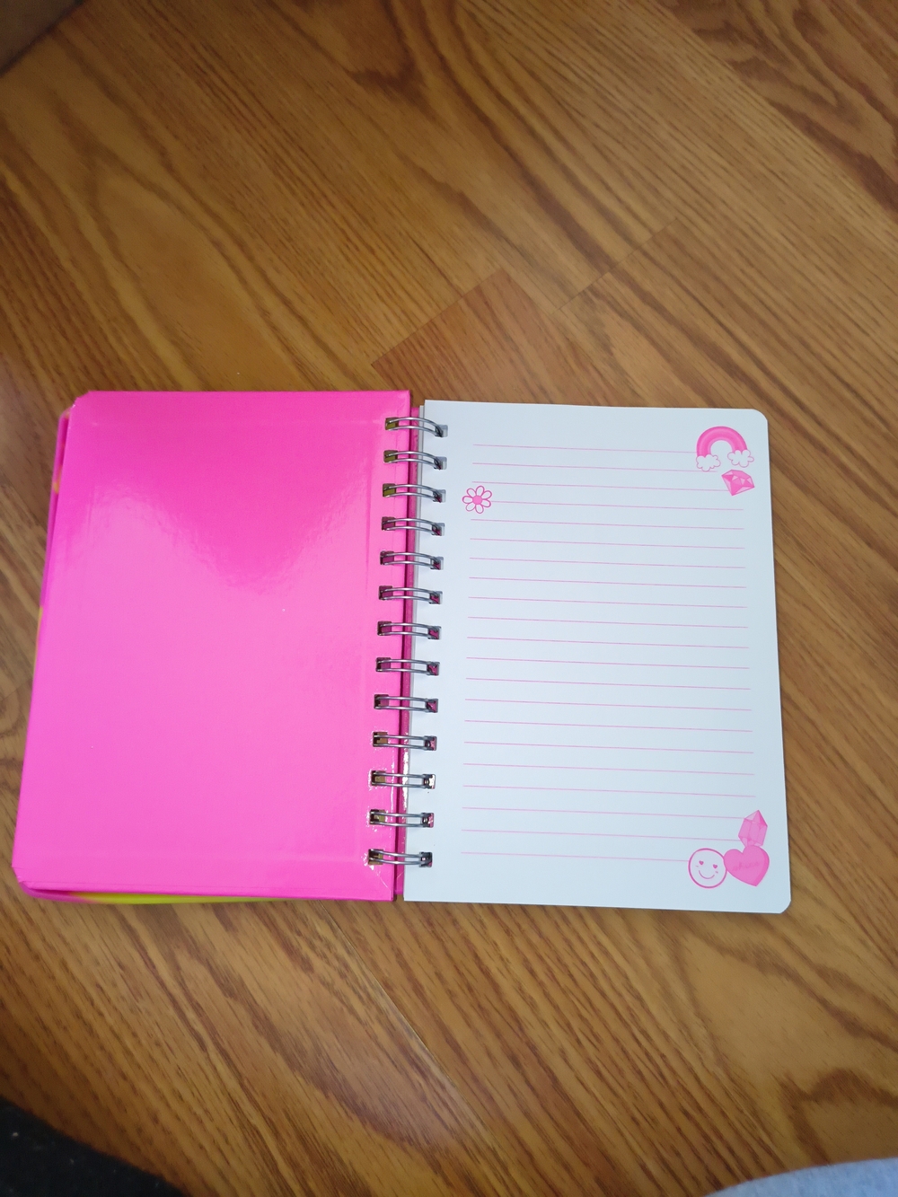 Pink & Yellow Pop-It Fidget Notebook Case - Portable Phone Accessory - Picture 3 of 3